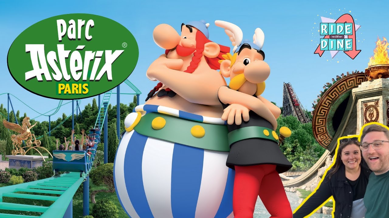 PARC ASTERIX FULL PARK VLOG | Rides, POVs, Food, Shows, & More