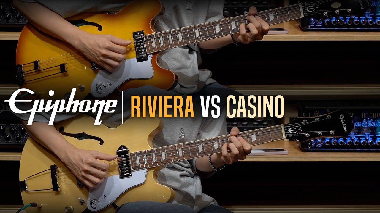 Epiphone Riviera VS Casino Review (No Talking)