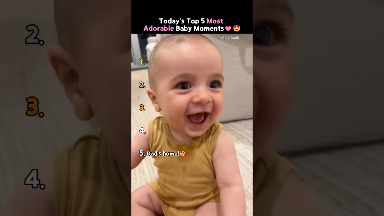 Baby Excited When Dad Gets Home!😍☺️ Top 5 Most Adorable Baby Moments Of The Day
