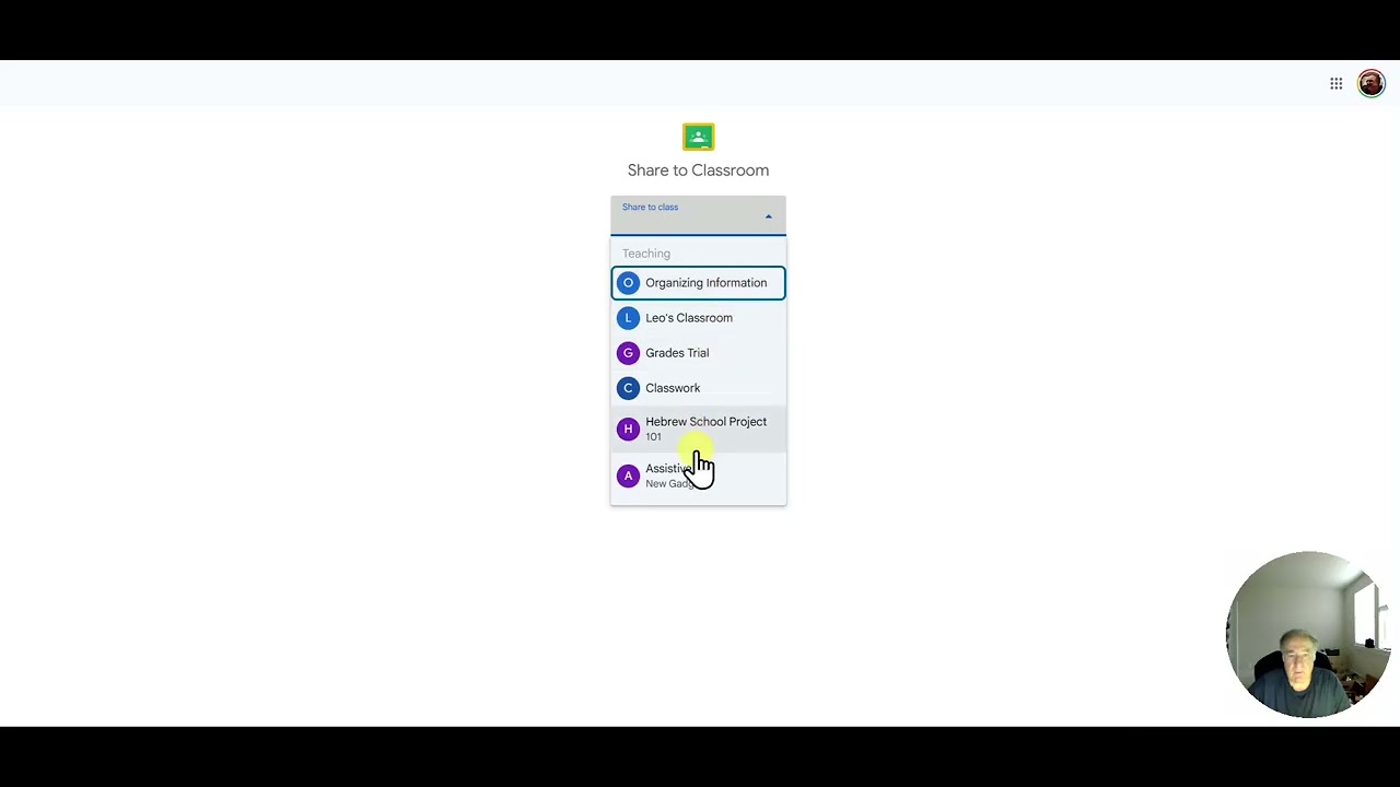 Sharing your AYOA Mind Maps to Google Classroom