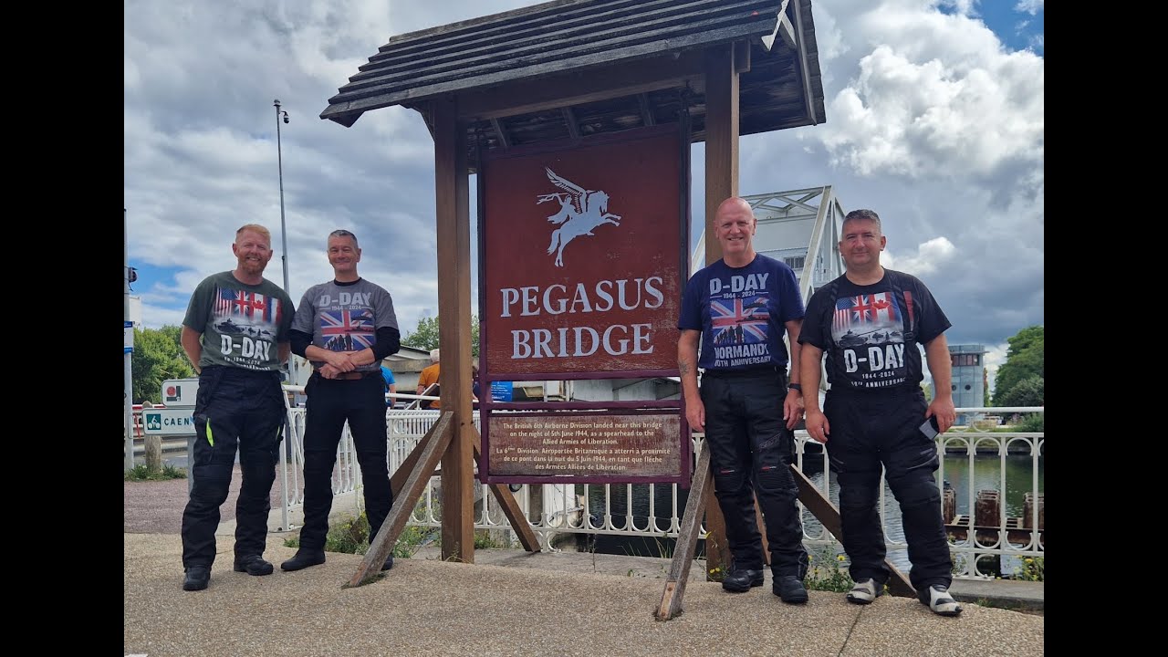Motorcycle D-Day tour of Normandy France September 2024