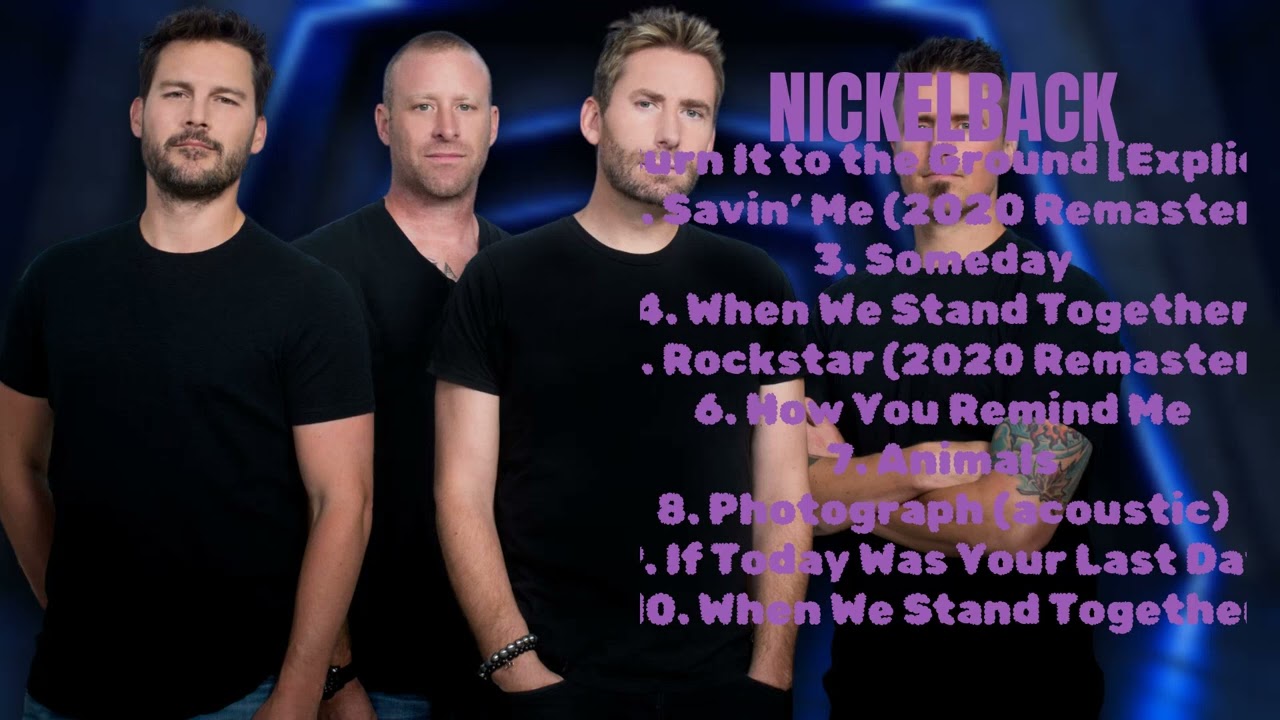 Nickelback-Greatest hits compilation of 2024-Leading Hits Collection-Fashion-forward