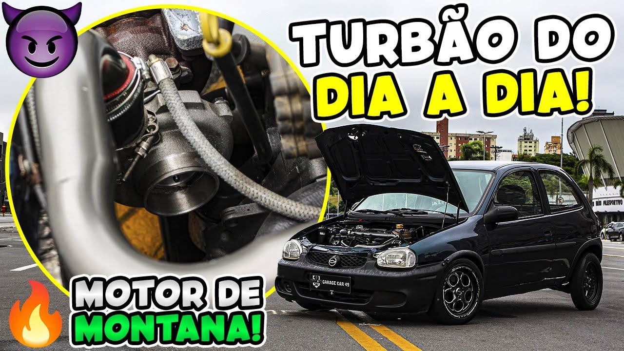 ACELERANDO FORTE DE CORSA TURBO DE 170CV 🔥😈
