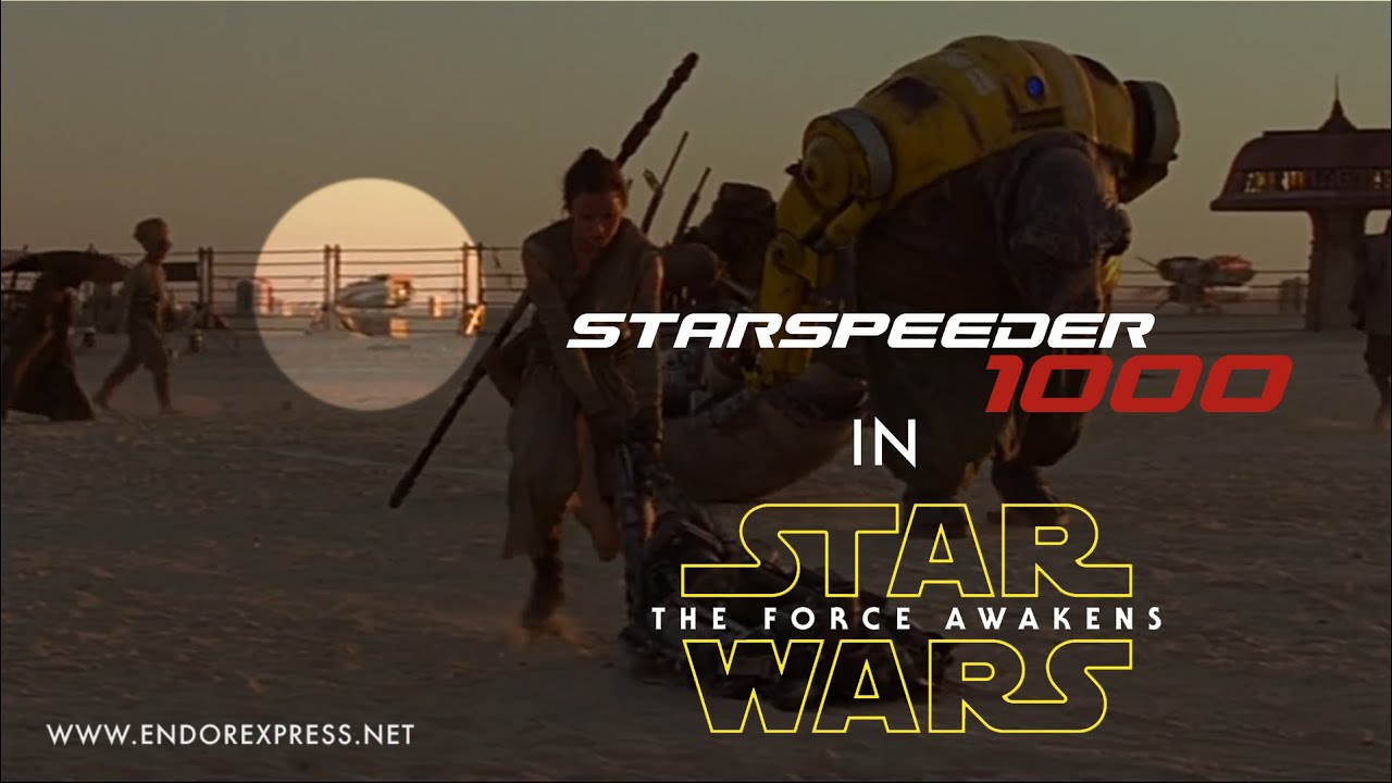 Starspeeder 1000 in The Force Awakens
