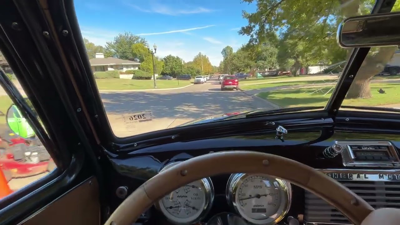 1949 GMC 150 Pickup Truck Driving Video 1