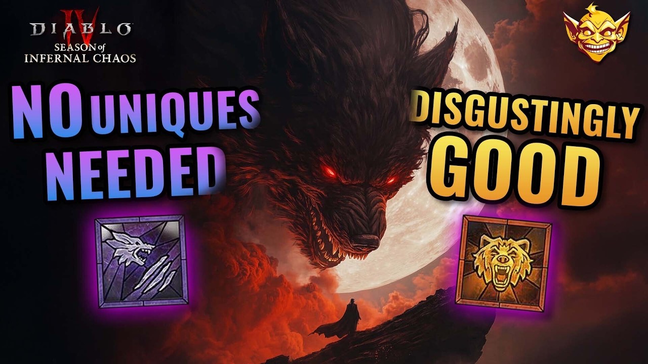 Diablo 4 &mdash; Билд друида RAGING WOLF &mdash; Руководство по SHRED &mdash; Уровень 1&ndash;T4