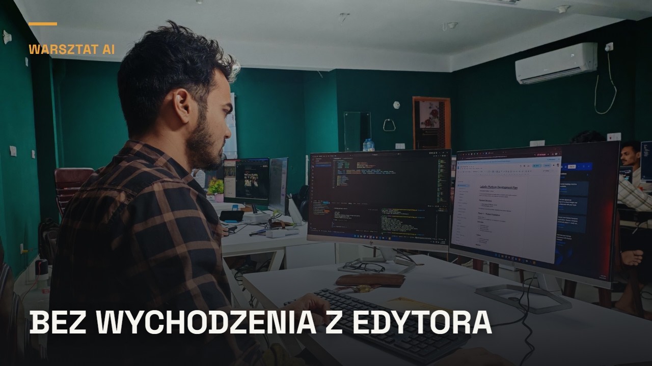 Claude Code w edytorze &mdash; praca bez wychodzenia z IDE