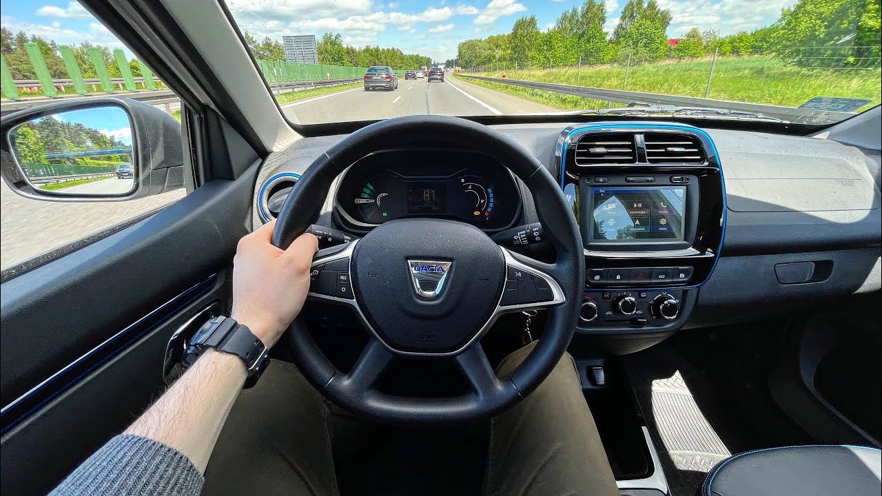 Dacia Spring [Electric 45 HP] | Test Drive #138 | POV Driver. TV | ASMR