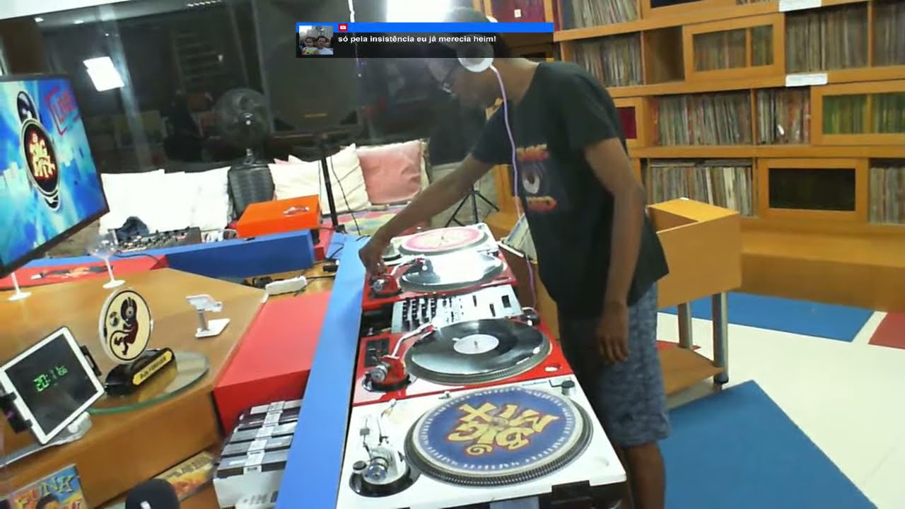 🔴 Live DJ Marlboro #71 Mixando Vinil - Cd - Video
