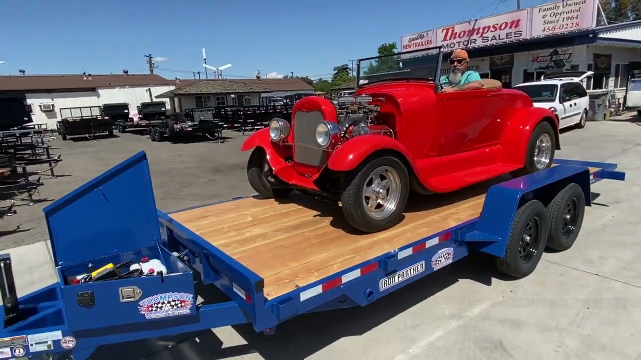 Thompson Trailers ~ Power Tilt ~ Tiltbed Car Trailer