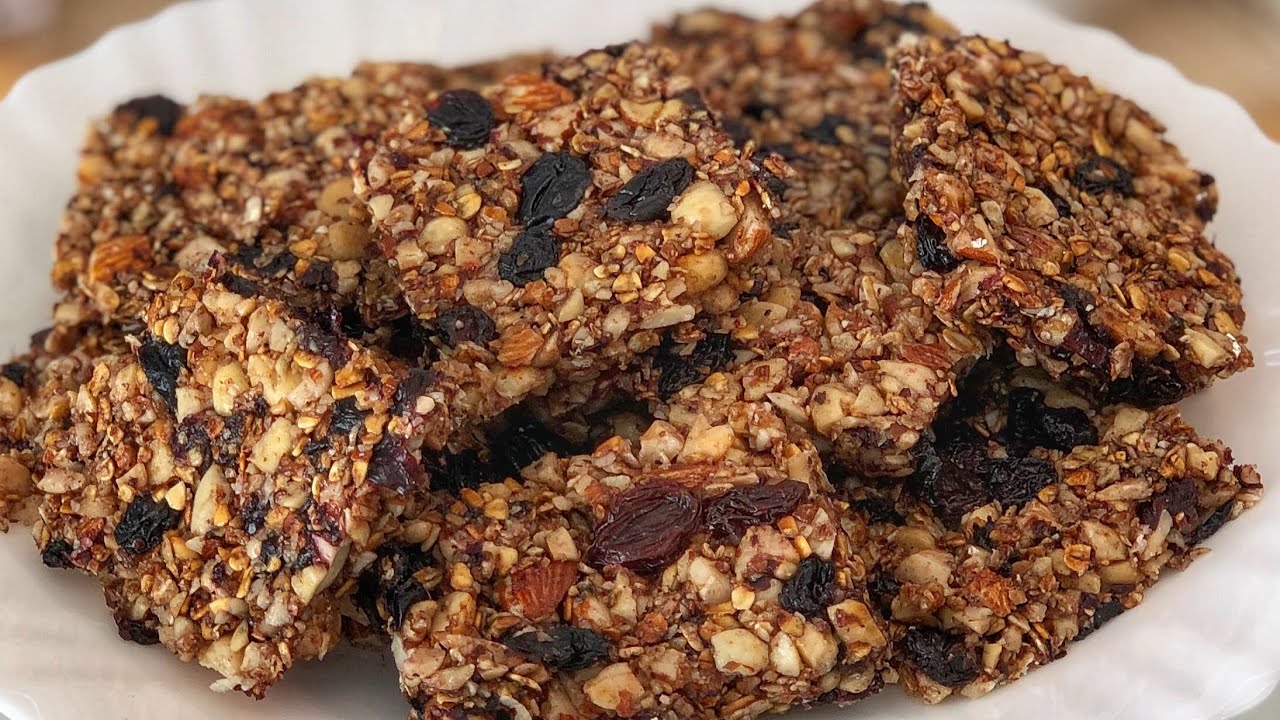 Супер батончики⚡️ Батончики из орехов и сухофруктов  |  Energy bar recipe