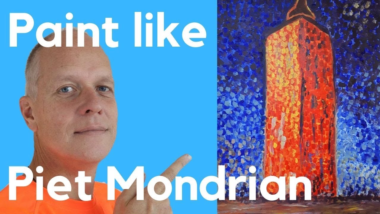 Paint like Piet Mondrian artworks – Piet Mondrian early paintings