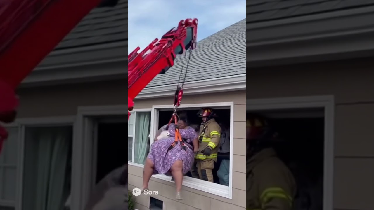 Crane Rescue Gone Wrong #Rescue #crane #Clip #FYP #viral #ViralClip  #funny