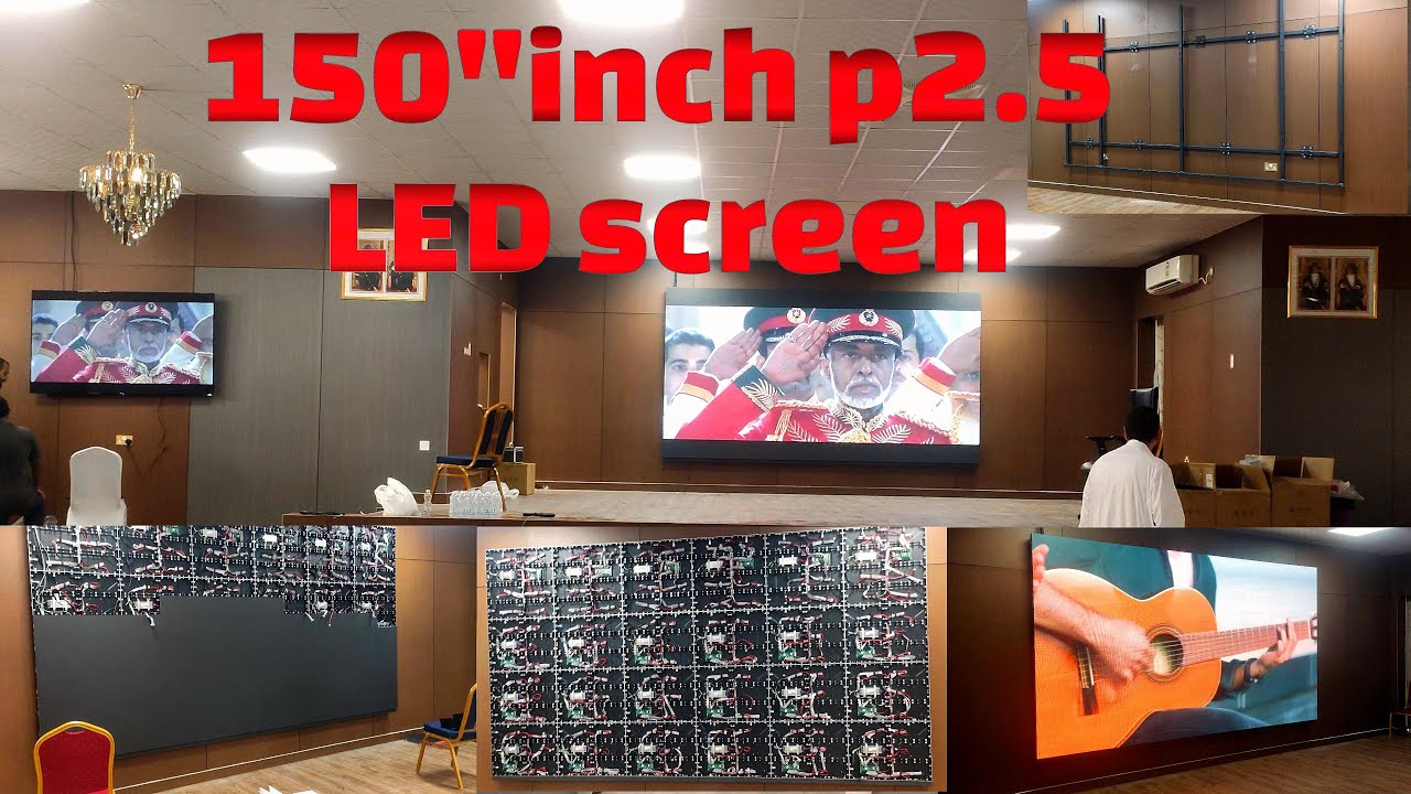Преображаем стену с помощью огромного 4K LED-экрана (размер 3840 x 2080 мм)