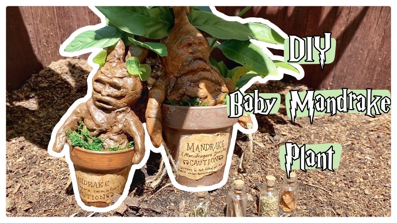 DIY Mandrake Plant from Harry Potter