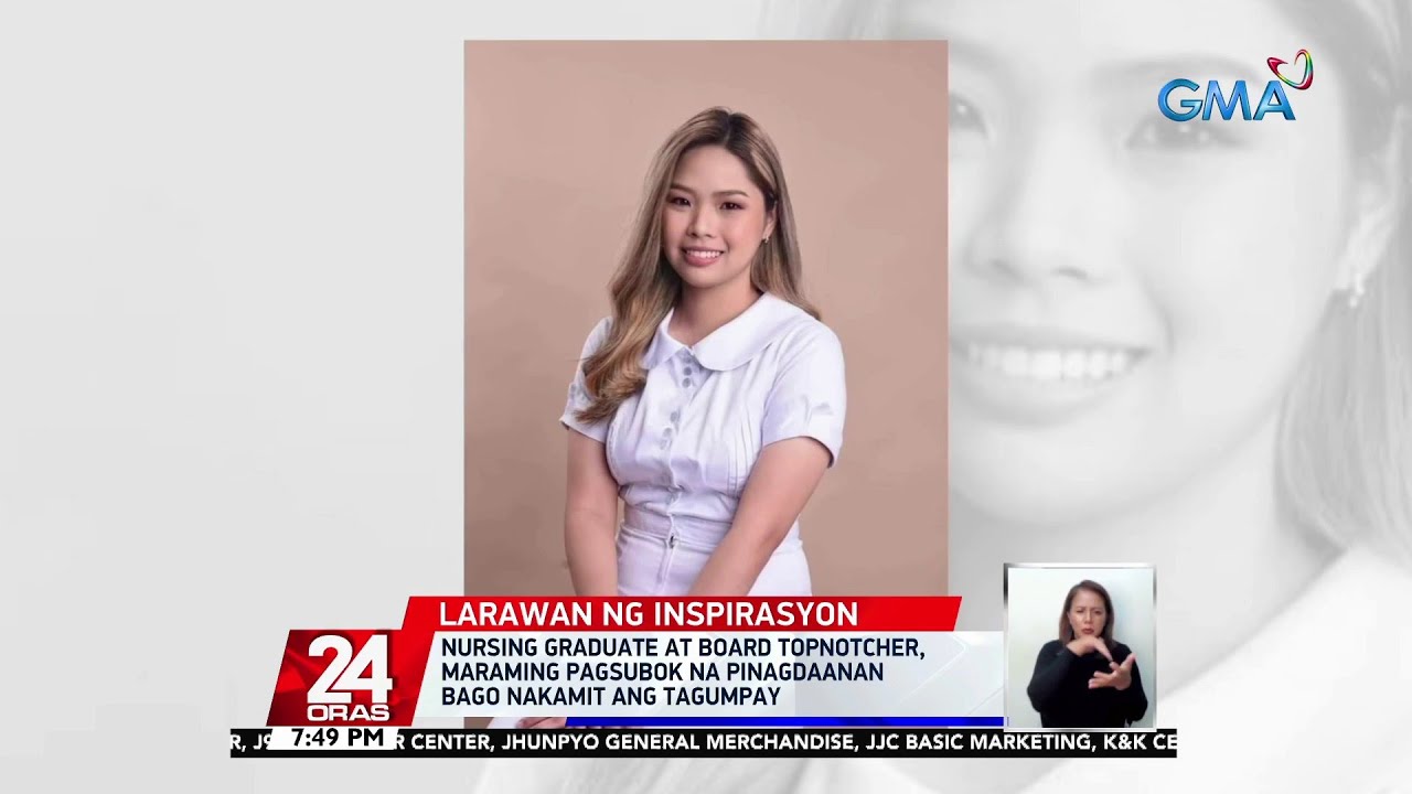 Nursing graduate at board topnotcher, maraming pagsubok na pinagdaanan bago nakamit ang... | 24 Oras