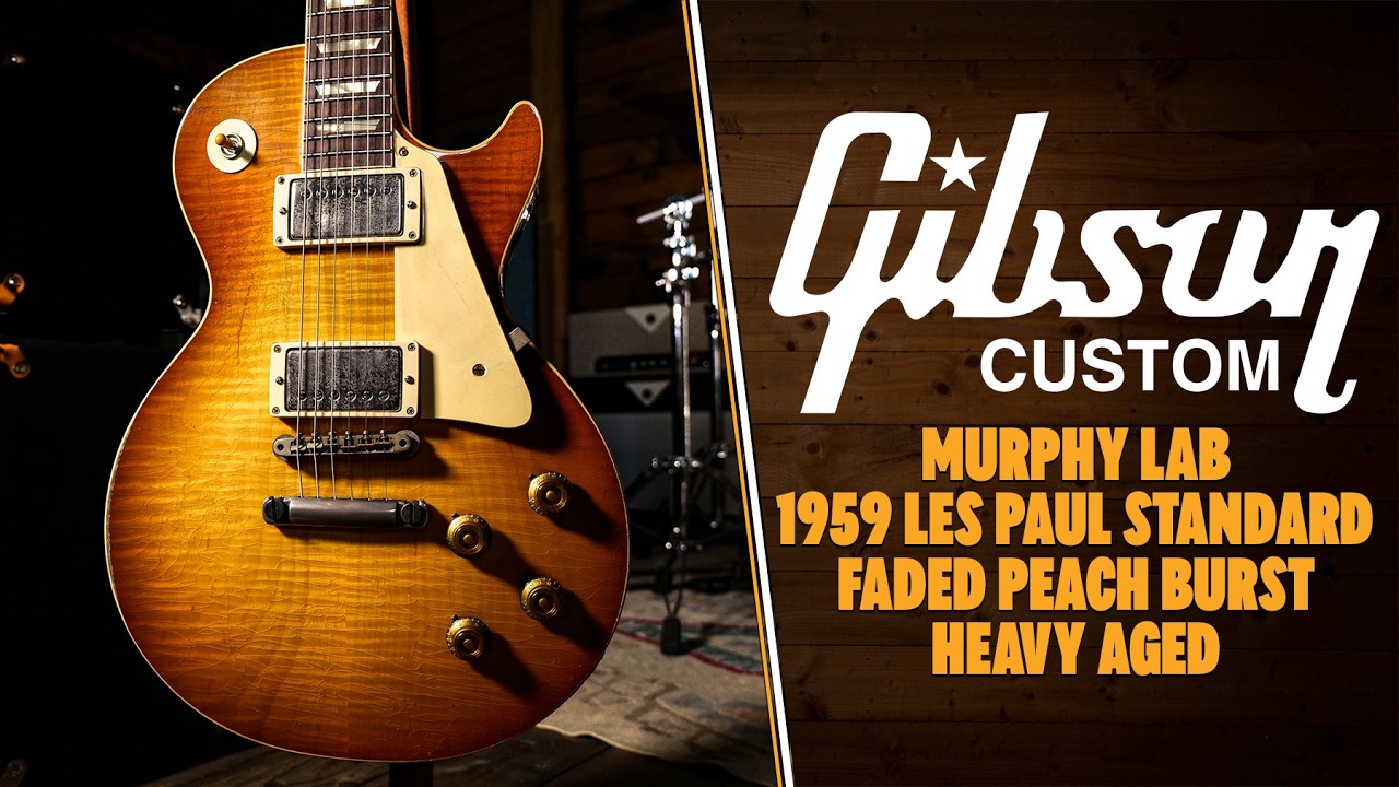Gibson Custom Murphy Lab 1959 Les Paul Standard | Faded Peach Burst - Heavy Aged