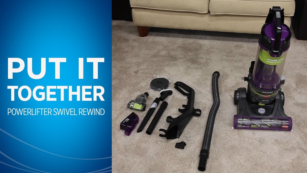 How to Assemble Your BISSELL&reg; Powerlifter&trade; Swivel Rewind Pet Vacuum Cleaner