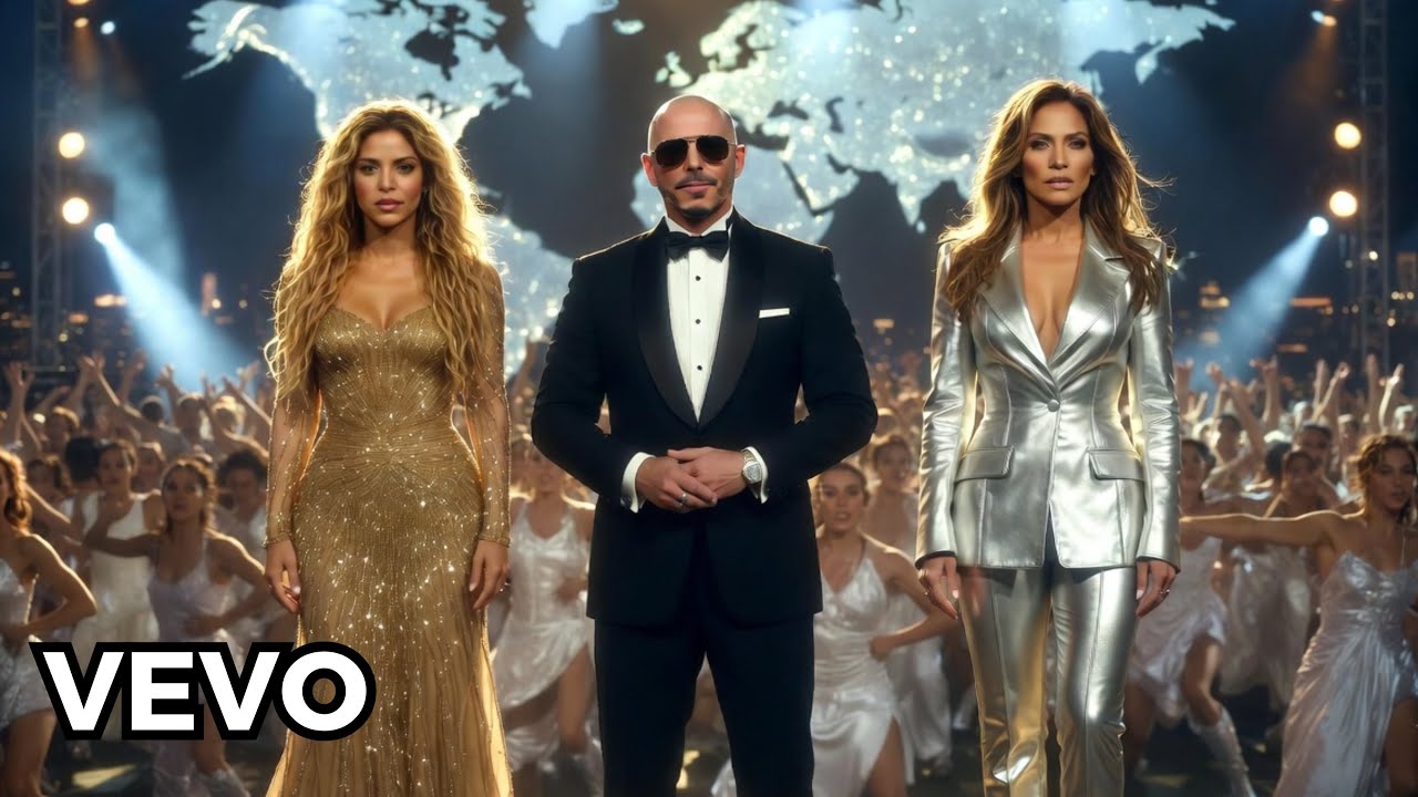 Pitbull ft Shakira, Jenifer Lopez - Global Fire Tonight ( New Music Anthem )