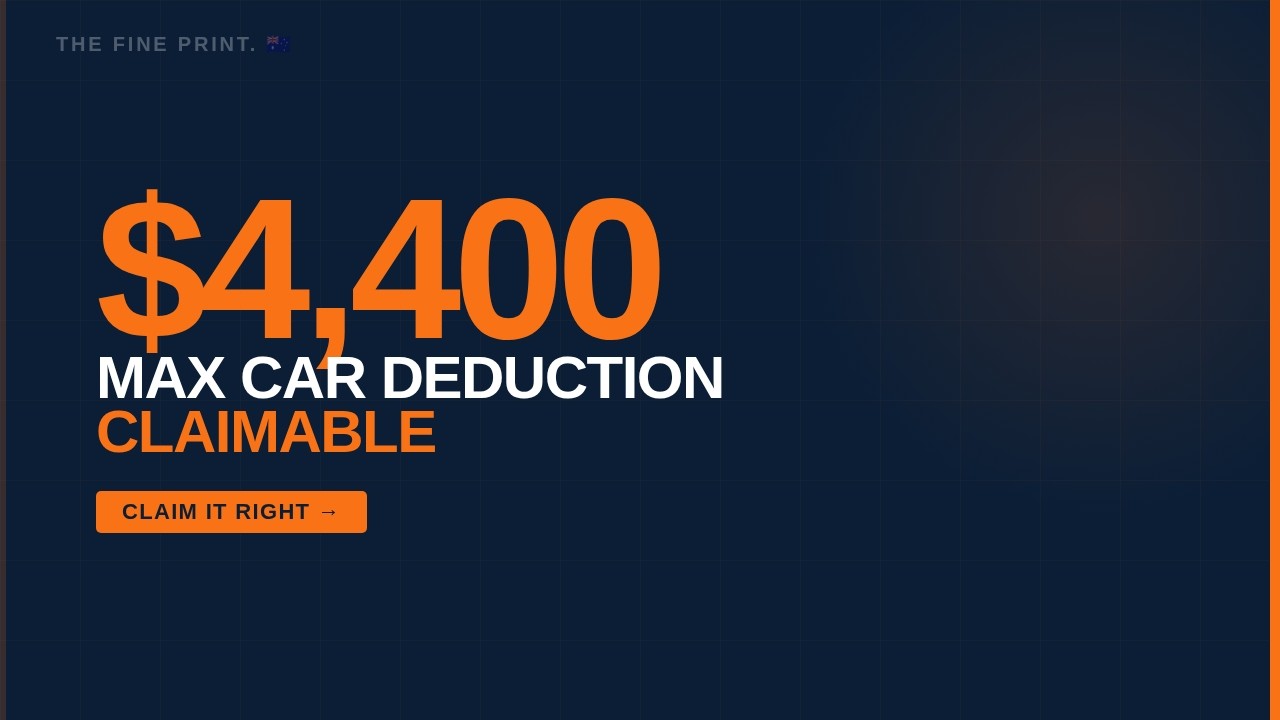 $4,400 Car Deduction: Work Related Car Expenses ATO 2026 🇦🇺