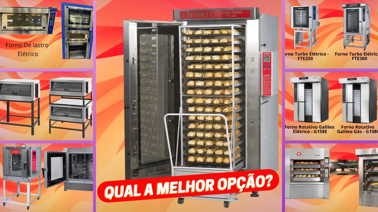 Fornos de padaria e confeitaria qual é a melhor opção?