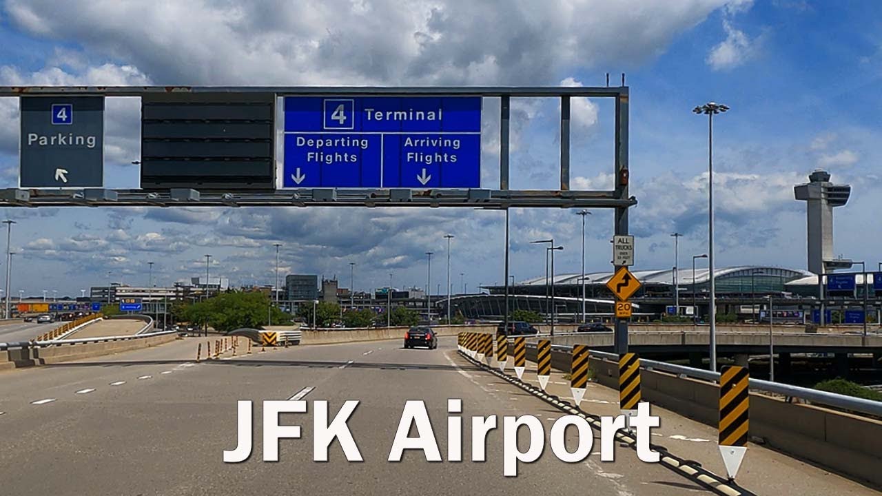 Driving Tour of JFK Airport in New York City (Terminal 1, 2, 4, 5, 8)