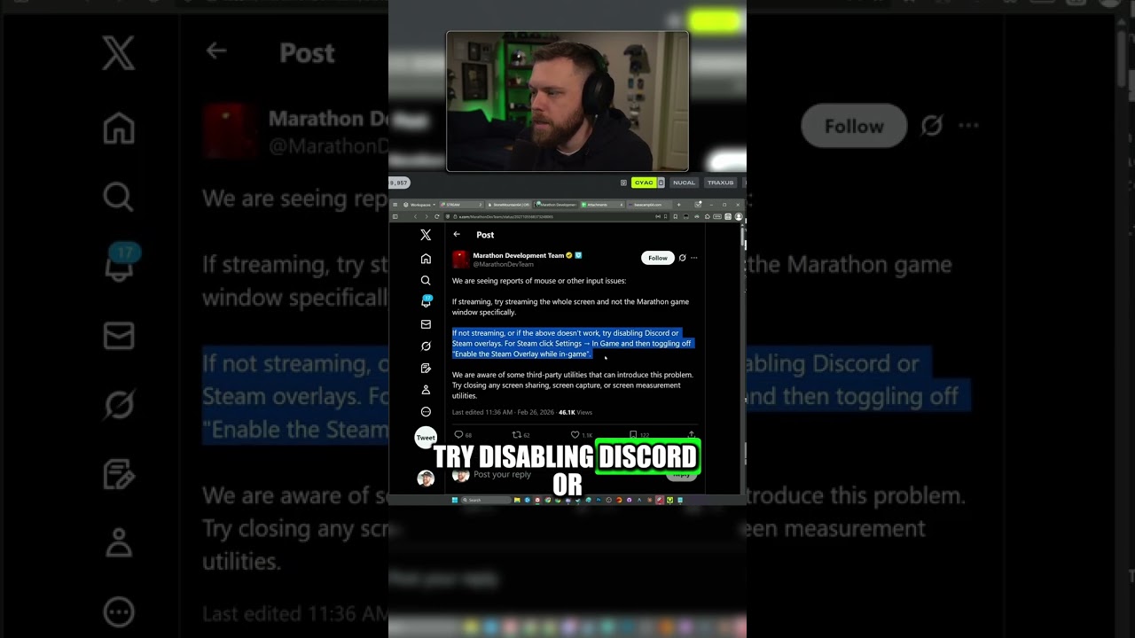 Marathon Input ISSUE