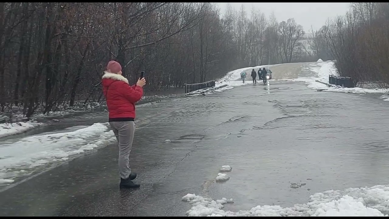 ПОЛОВОДЬЕ В ЯНВАРЕ! Ряжск 2023 г. Рязанская область