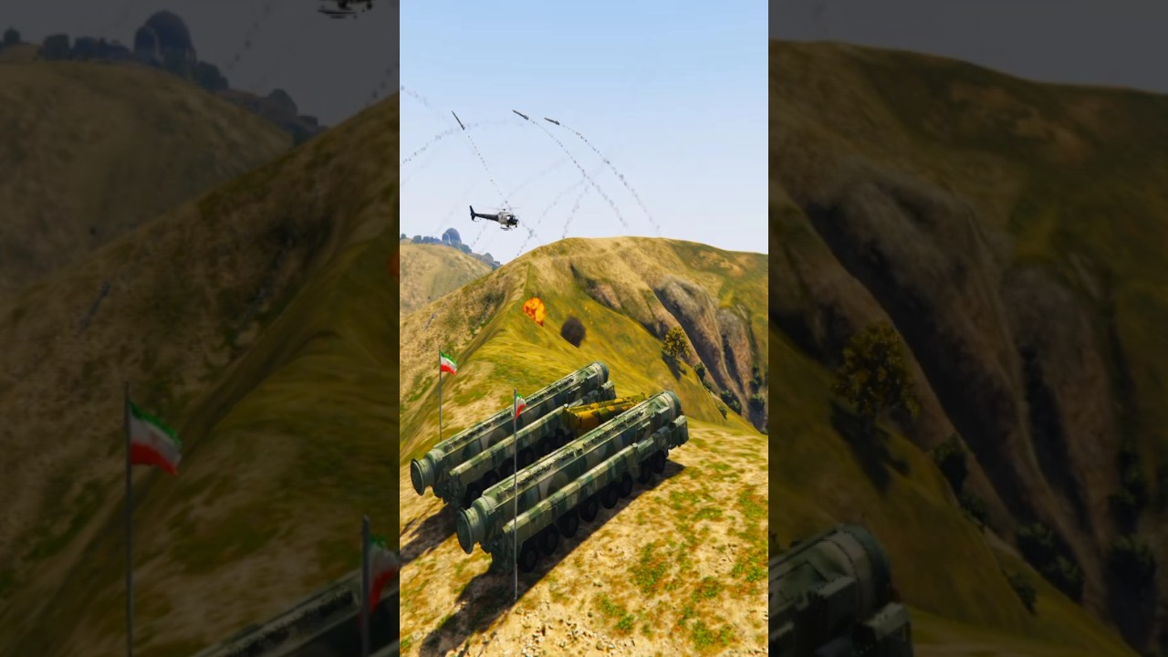S-500 & Ballistic Missiles are ready to dominate the skies in GTA V #shorts #short