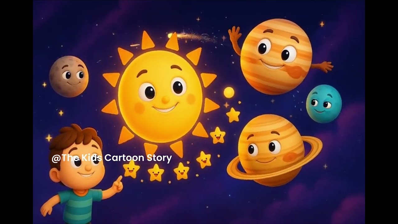 Twinkle Twinkle Little Star I Nursery Rhymes | English Song I Baby poems | The Kids Cartoon Story