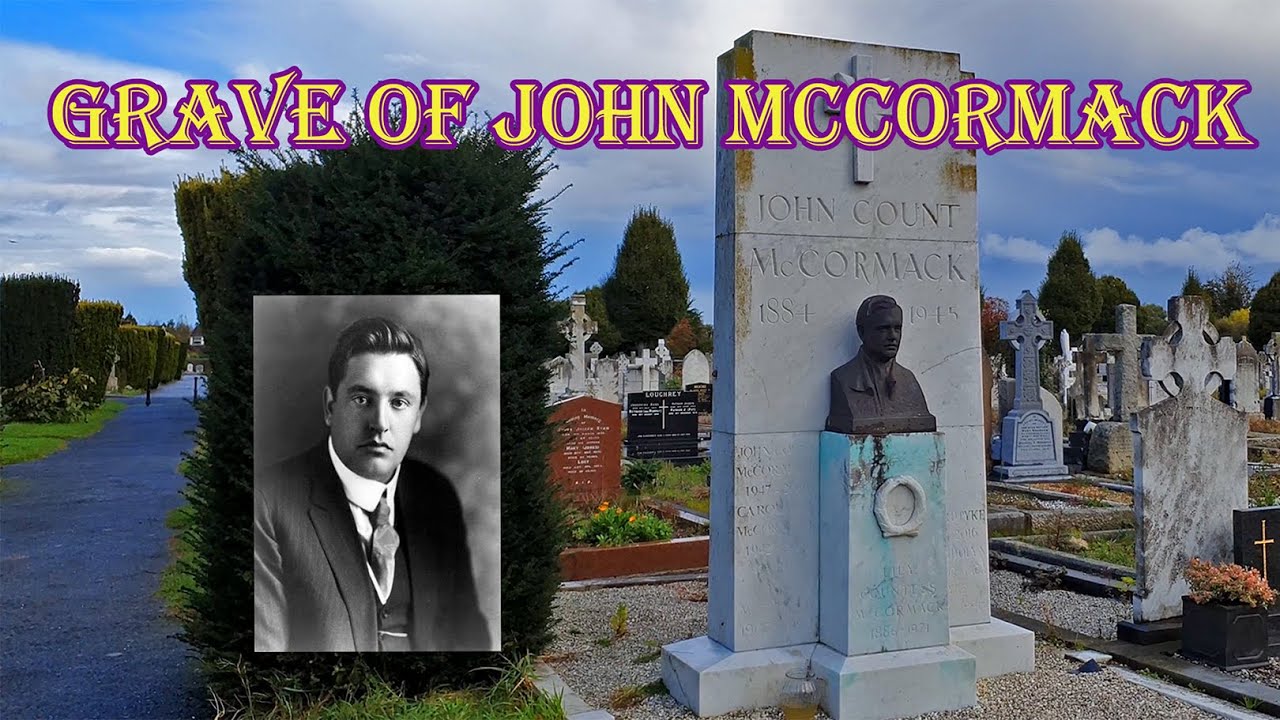 Grave of Count John McCormack famous singer of the 20th Century