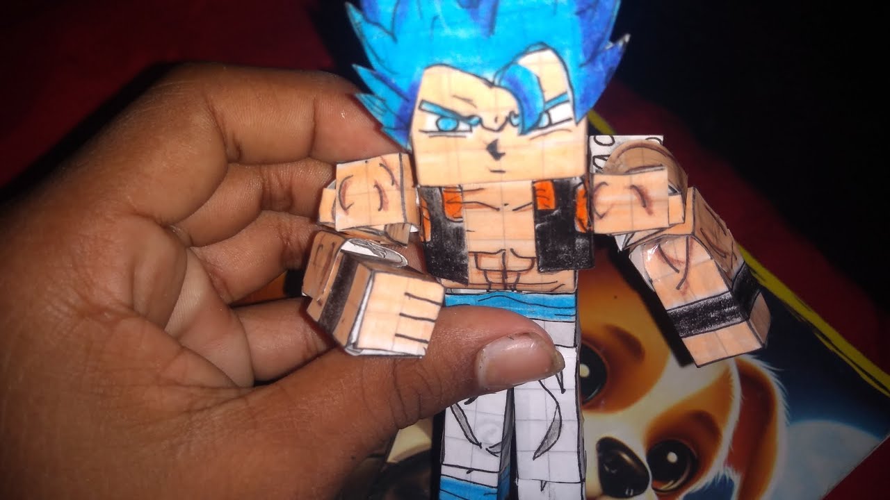 Tutorial de cómo hacer a Gogeta 💯 de papel 