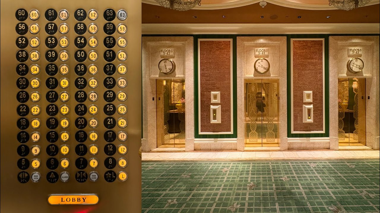 AMAZING ThyssenKrupp Tower Suites Elevators @ Encore - Las Vegas, NV.