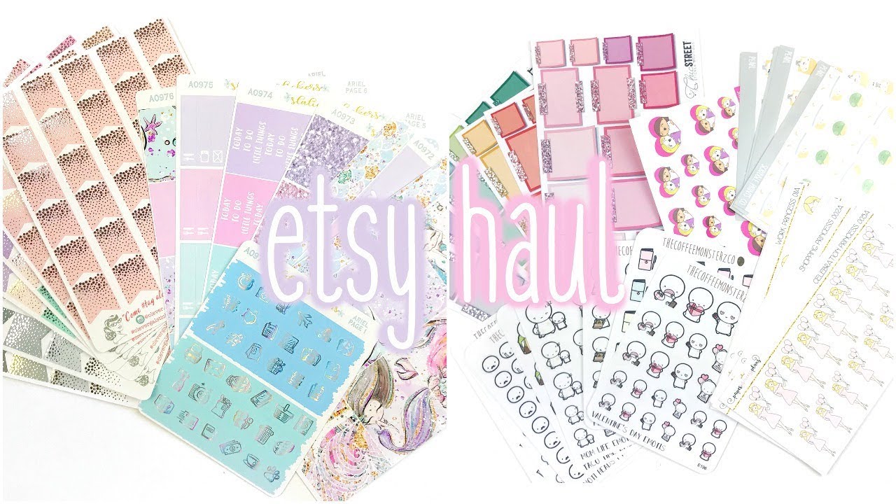 Huge Etsy Haul ♡ Too Many Shops to Count!
