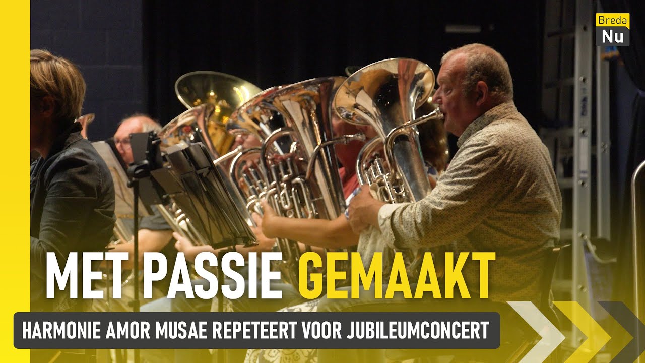 Prinsenbeekse Harmonie Amor Musae repeteert voor 135-jarig jubileumconcert | Met Passie Gemaakt