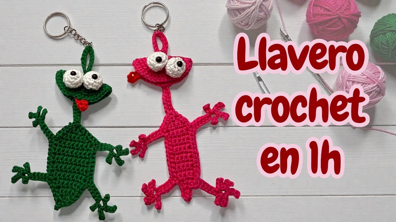 Llavero crochet / Regalo fácil en menos de 1h