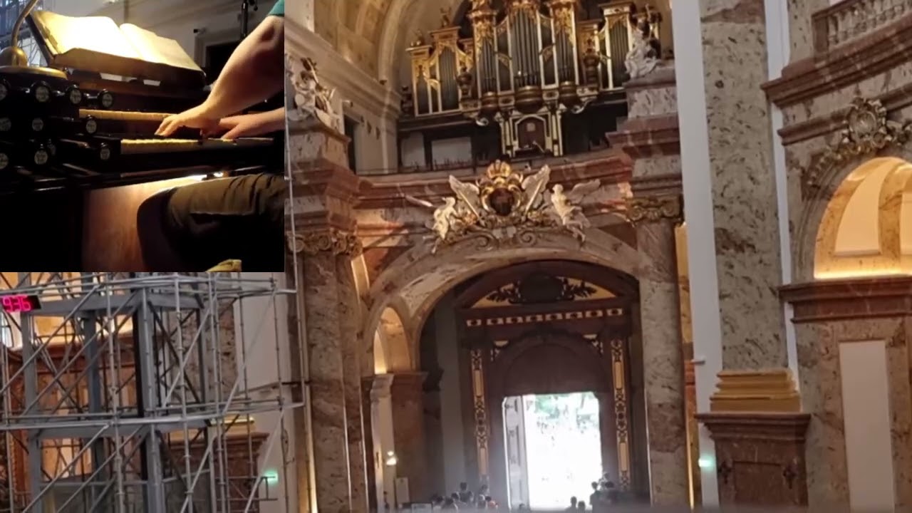 Organ St Charles Church Vienna, Austria - Orgel Karlskirche Wien, Cor Jesu Friday 2022 Aug 05