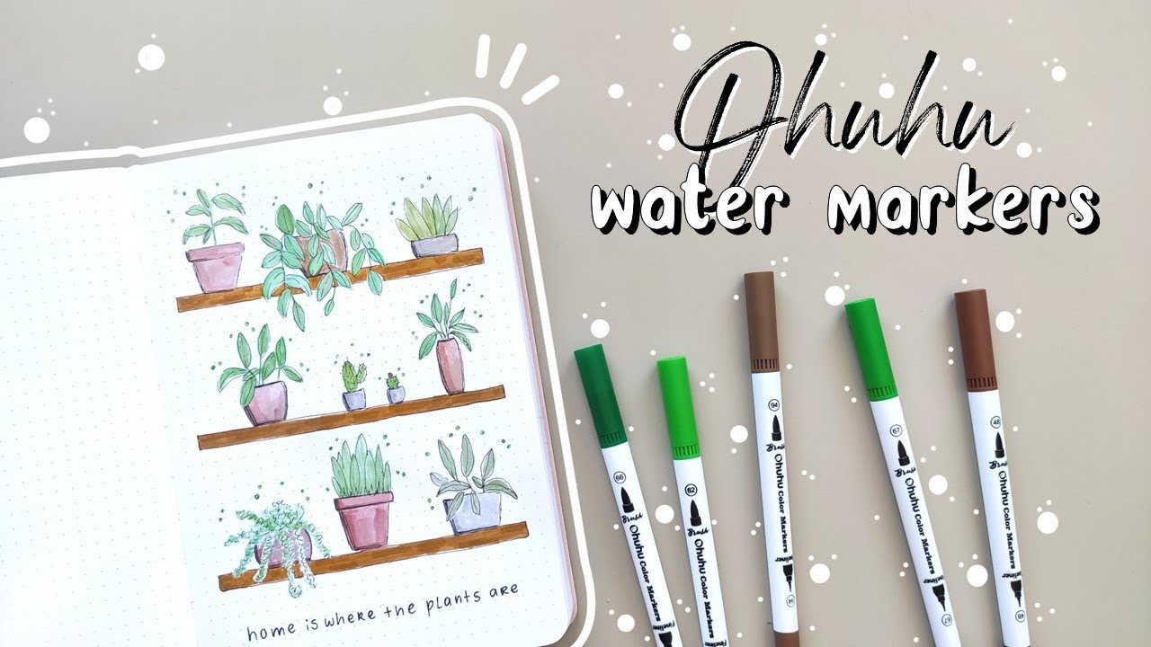 OHUHU Water Markers Review + Pen Test & Marker Comparison