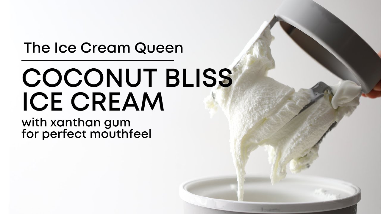🥥🌴 CRAZY COCONUT ICE CREAM | WITH XANTHAN GUM - No eggs, perfect mouthfeel, perfect coconut flavour!