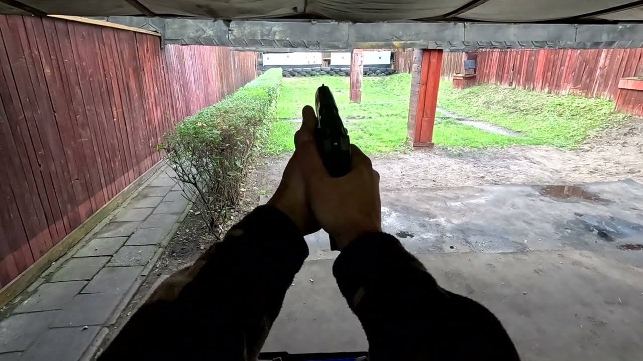 CZ P-09 strzelanie tarczowe z S&B 115g dystans 25m tarcza TS2 