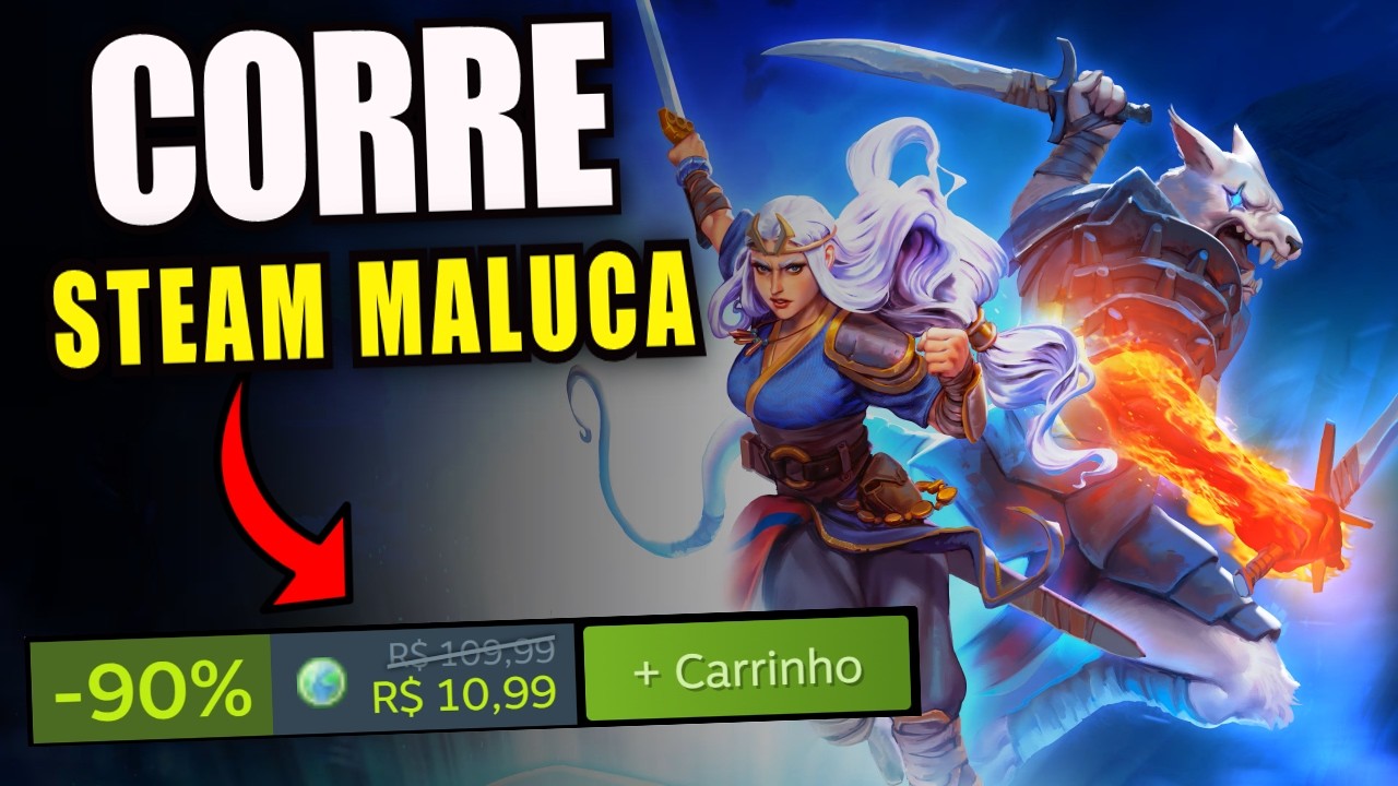 CORRE! Jogos em ofertas na STEAM MALUCA