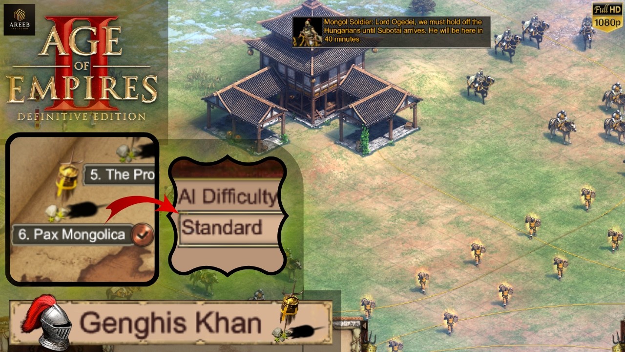 Age of Empires 2 – Genghis Khan Mission 6: Pax Mongolica | Standard Walkthrough