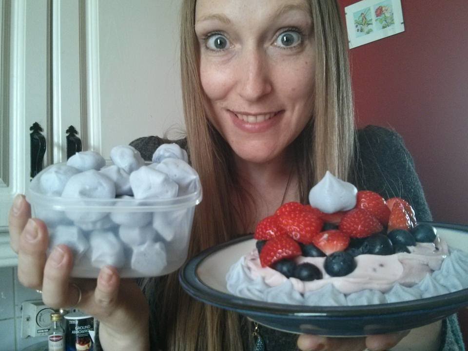 Vegan Meringues!   Aquafaba Pavlova!