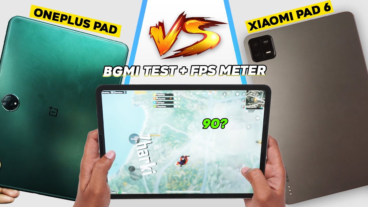 Xiaomi Pad 6 vs OnePlus Pad BGMI 🔥 Overheat & Battery Drain Test 🤐