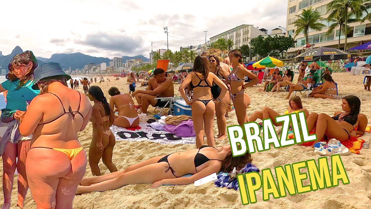 Rio de Janeiro - Brazil - Beach Walking Ipanema - Excellent Day Beach 2025
