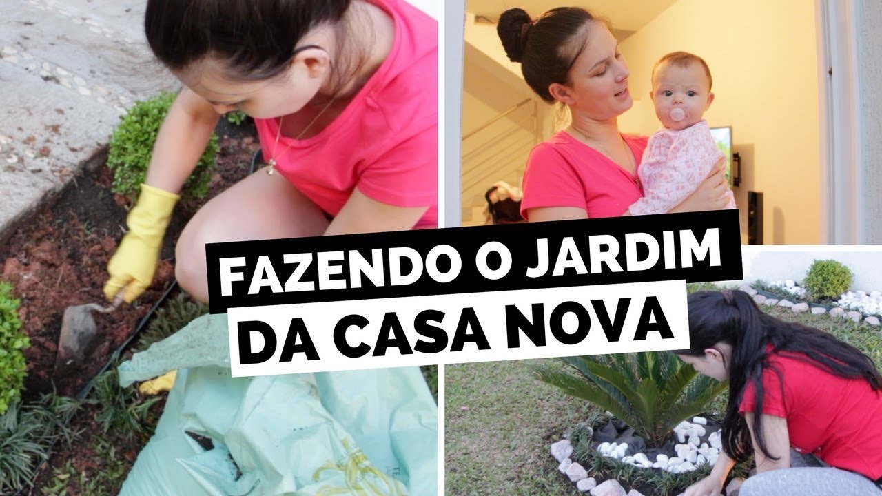 FAZENDO O JARDIM DA MINHA CASA NOVA! + PARTICIPAÇÃO DA MAJU!!!
