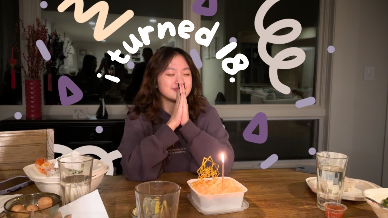 18th birthday vlog | sunrise, sleepover, shopping with friends, family + lots of reflections...
