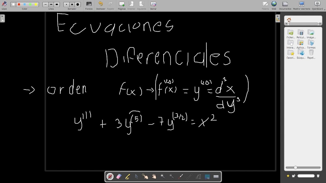 ASMR Aprenden Ecuaciones Diferenciales |ScienceandmathASMR|