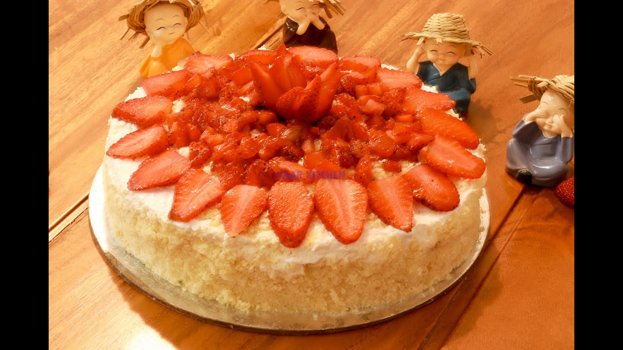 Fresh Strawberry Cake| Fresh Fruit Cake| Fresh Fruit Cream Cake