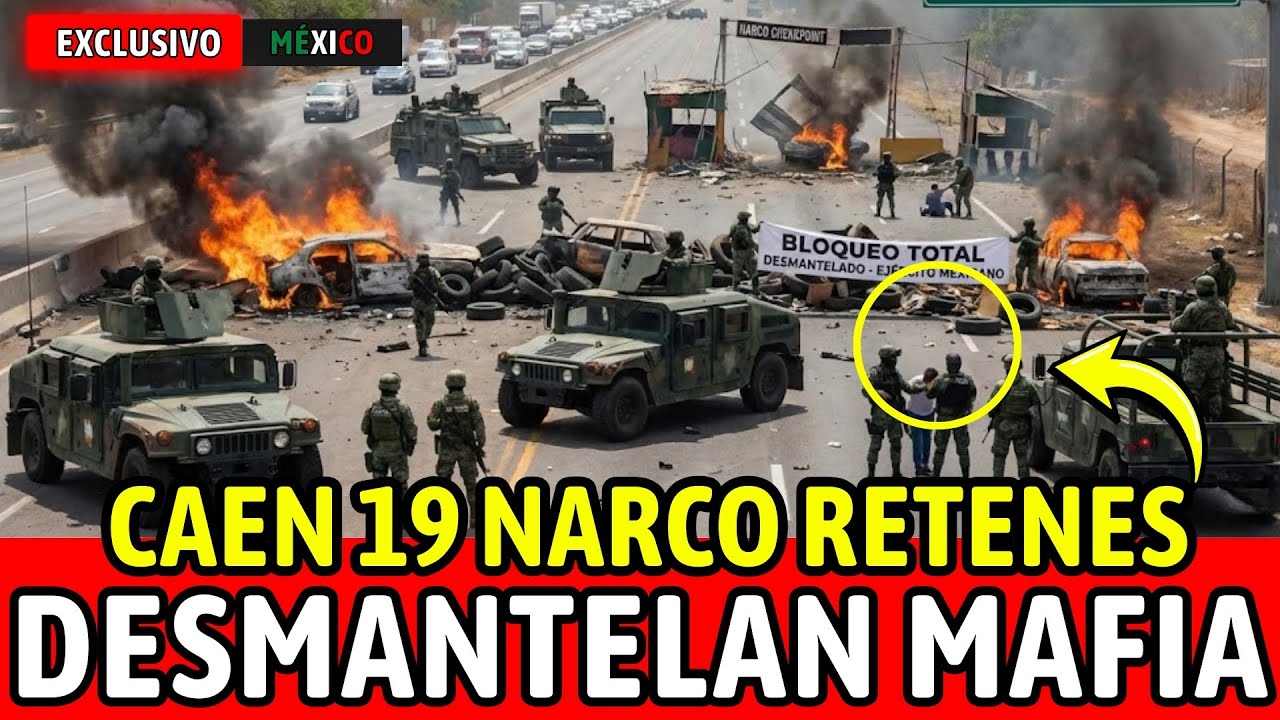 💥BLOQUEO TOTAL en GUADALAJARA! EJÉRCITO DESMANTELA 19 NARCO RETENES y LIBERA 6 CARRETERAS
